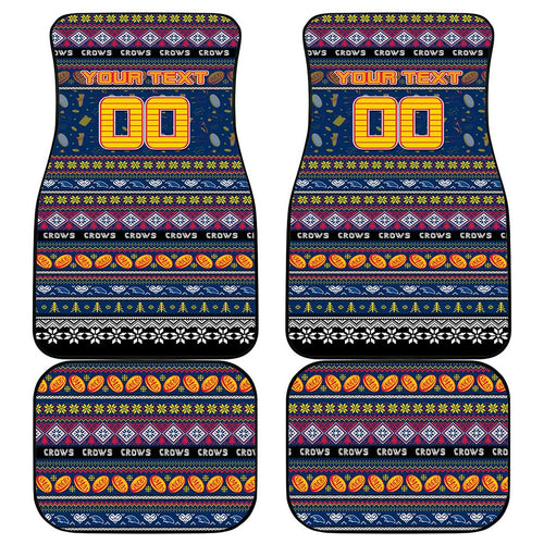 Crows Football Xmas Car Mats Australia AFL Mascot
