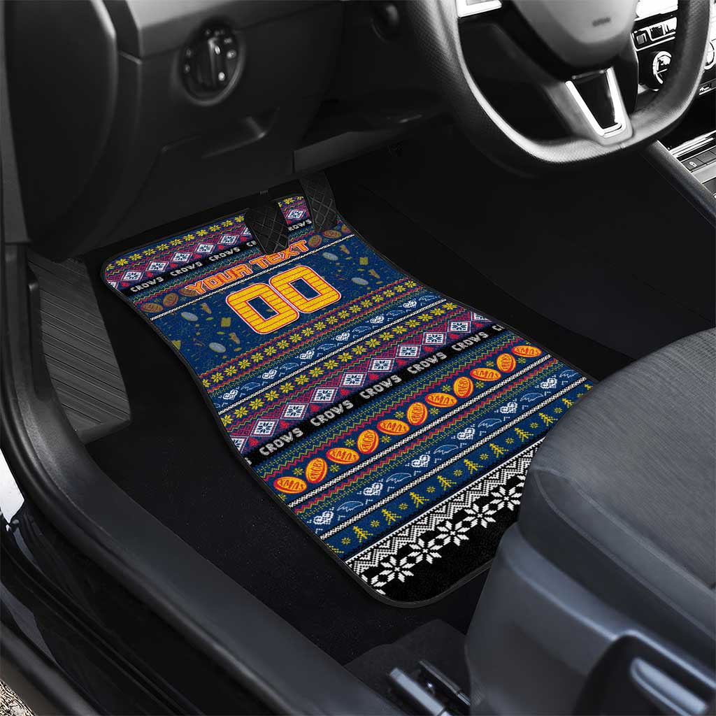 Crows Football Xmas Car Mats Australia AFL Mascot