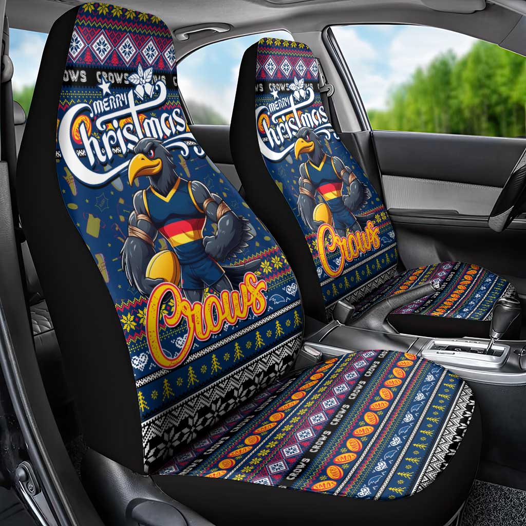 Crows Football Xmas Car Seat Cover Australia AFL Mascot