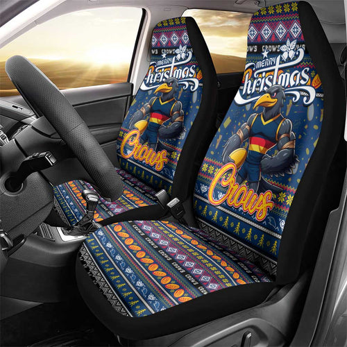 Crows Football Xmas Car Seat Cover Australia AFL Mascot