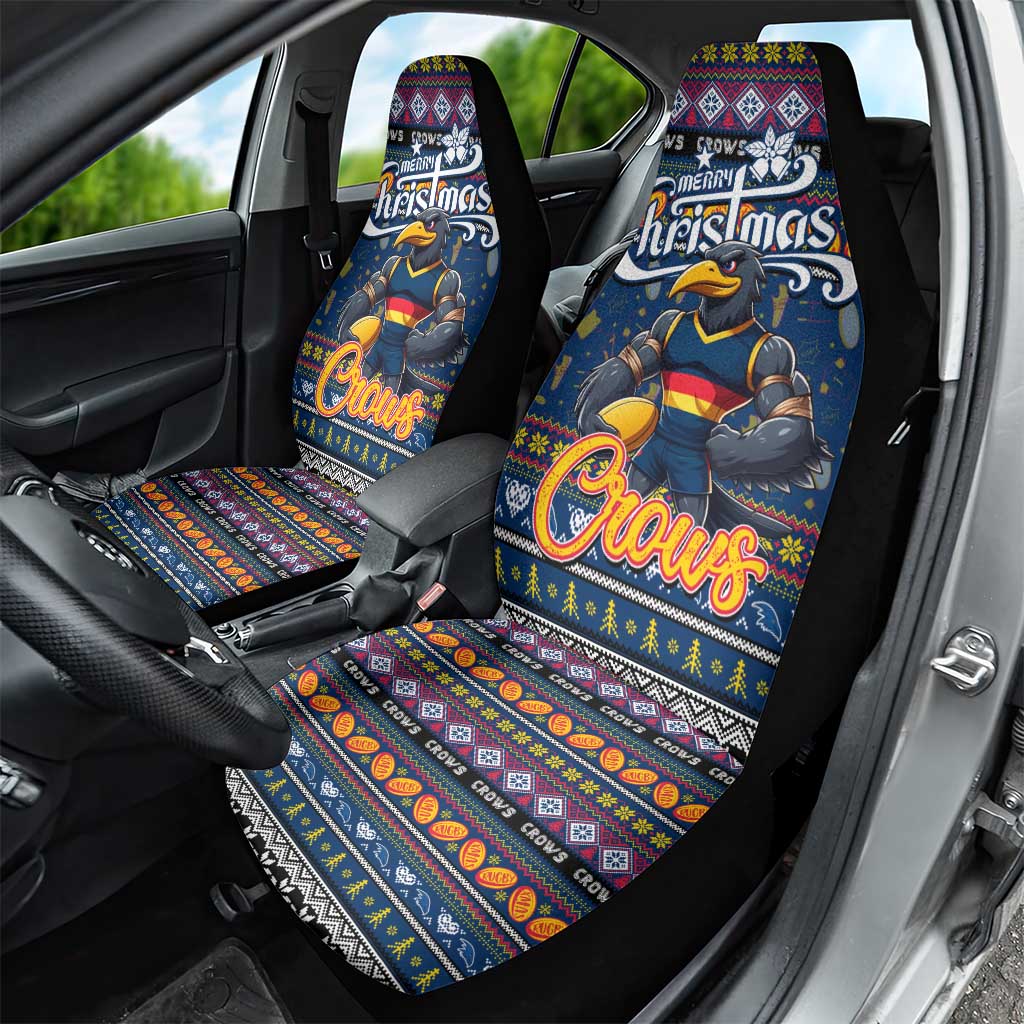 Crows Football Xmas Car Seat Cover Australia AFL Mascot