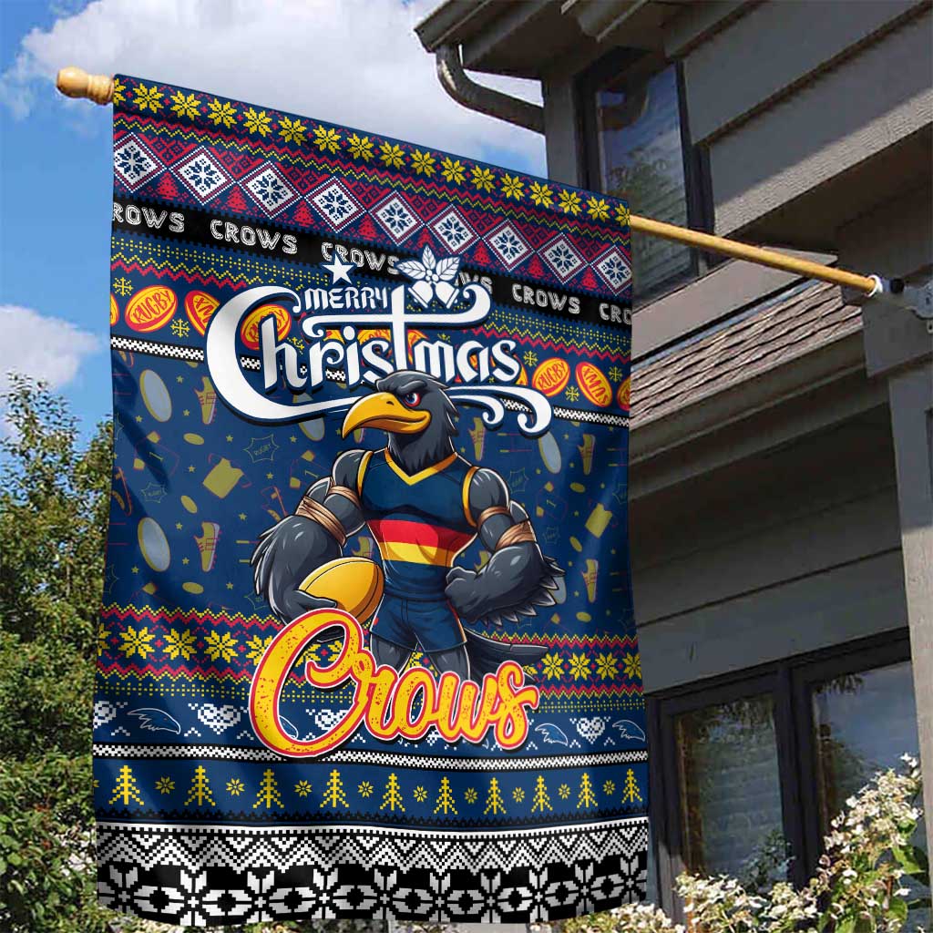 Crows Football Xmas Garden Flag Australia AFL Mascot