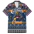 Personalized Crows Rugby Xmas Hawaiian Shirt Australia AFL Mascot