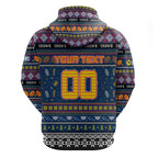 Personalized Crows Rugby Xmas Hoodie Australia AFL Mascot