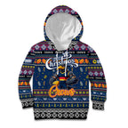Personalized Crows Rugby Xmas Kid Hoodie Australia AFL Mascot