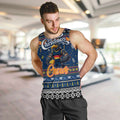 Personalized Crows Rugby Xmas Men Tank Top Australia AFL Mascot