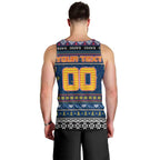 Personalized Crows Rugby Xmas Men Tank Top Australia AFL Mascot