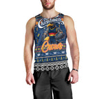 Personalized Crows Rugby Xmas Men Tank Top Australia AFL Mascot