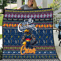 Crows Football Xmas Quilt Australia AFL Mascot