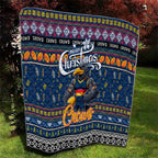 Crows Football Xmas Quilt Australia AFL Mascot
