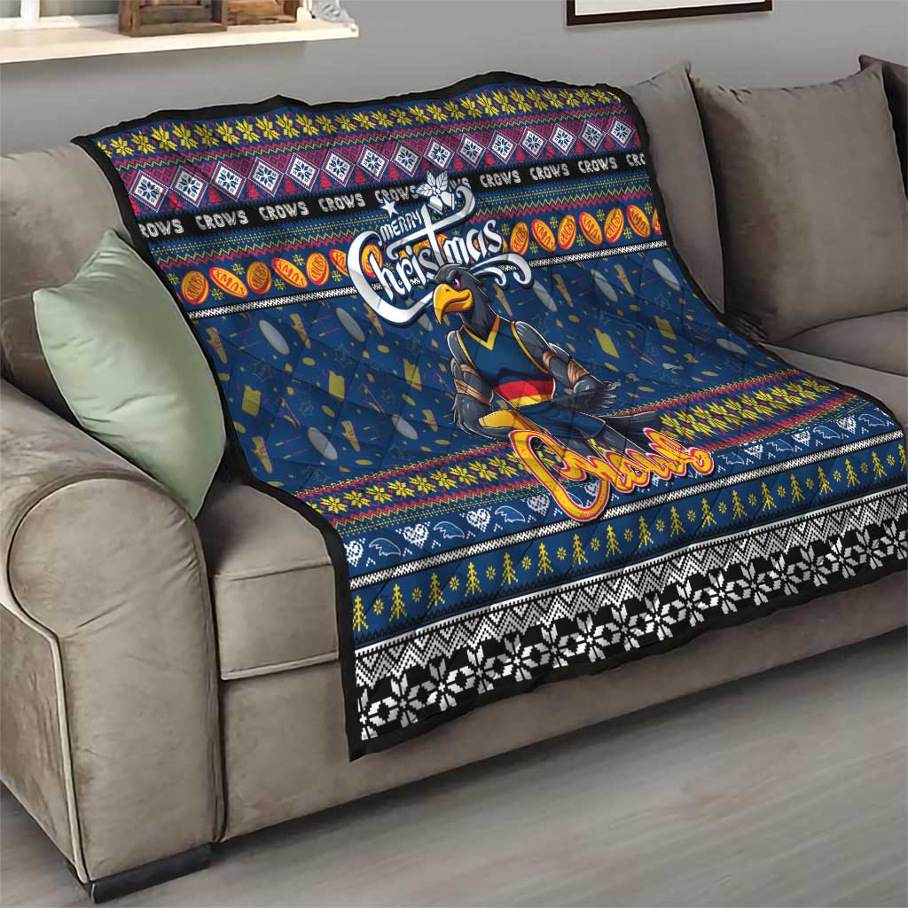 Crows Football Xmas Quilt Australia AFL Mascot