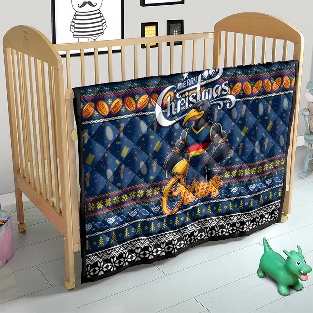 Crows Football Xmas Quilt Australia AFL Mascot