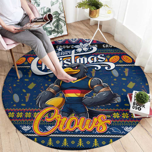 Crows Football Xmas Round Carpet Australia AFL Mascot