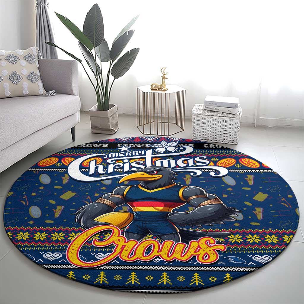 Crows Football Xmas Round Carpet Australia AFL Mascot