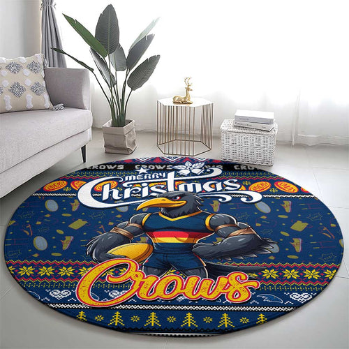 Crows Football Xmas Round Carpet Australia AFL Mascot