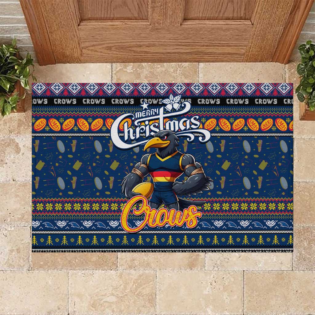 Crows Football Xmas Rubber Doormat Australia AFL Mascot