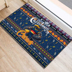 Crows Football Xmas Rubber Doormat Australia AFL Mascot