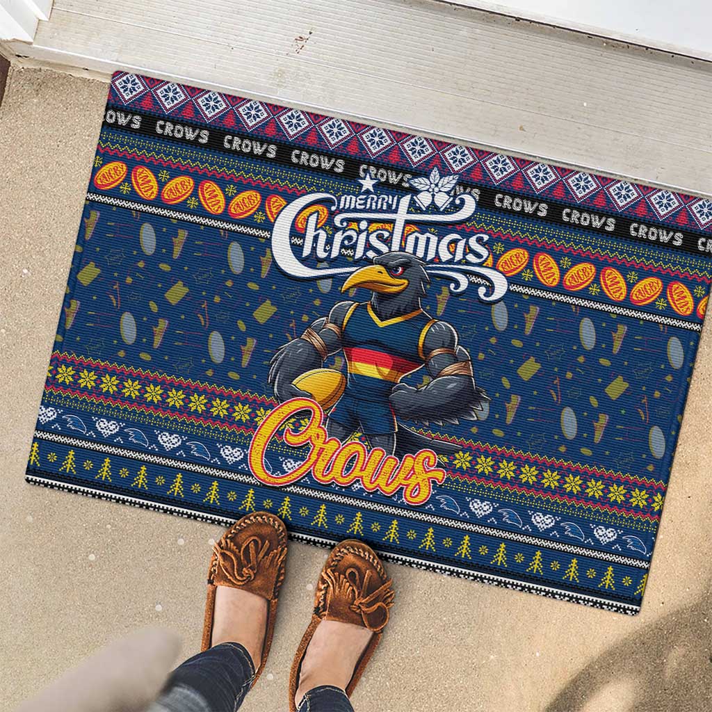 Crows Football Xmas Rubber Doormat Australia AFL Mascot