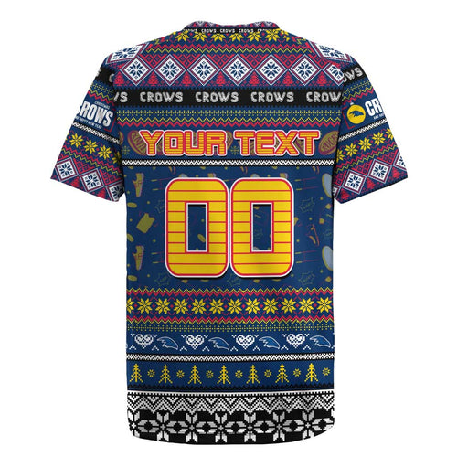 Personalized Crows Rugby Xmas Rugby Jersey Australia AFL Mascot
