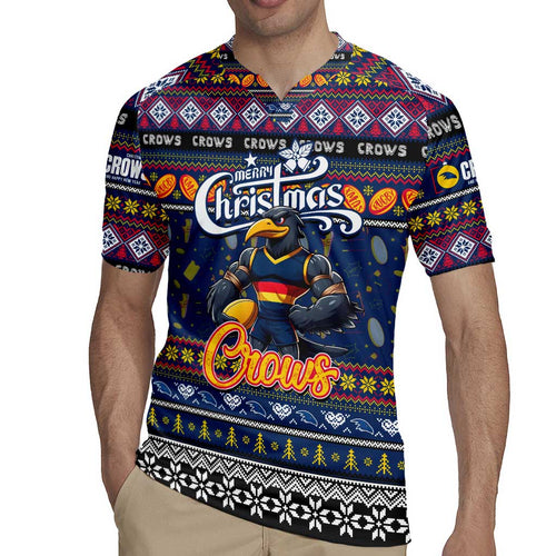 Personalized Crows Rugby Xmas Rugby Jersey Australia AFL Mascot