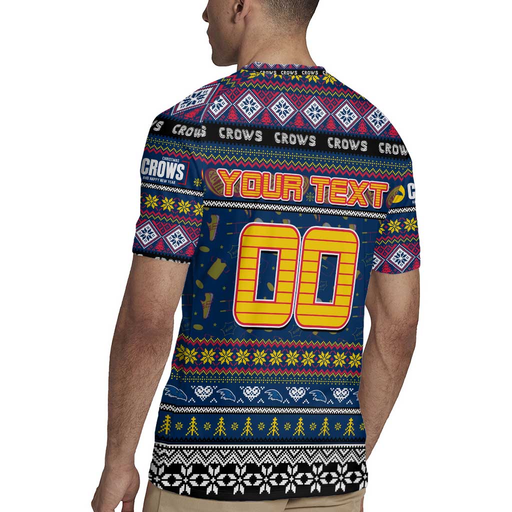 Personalized Crows Rugby Xmas Rugby Jersey Australia AFL Mascot