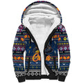 Personalized Crows Rugby Xmas Sherpa Hoodie Australia AFL Mascot