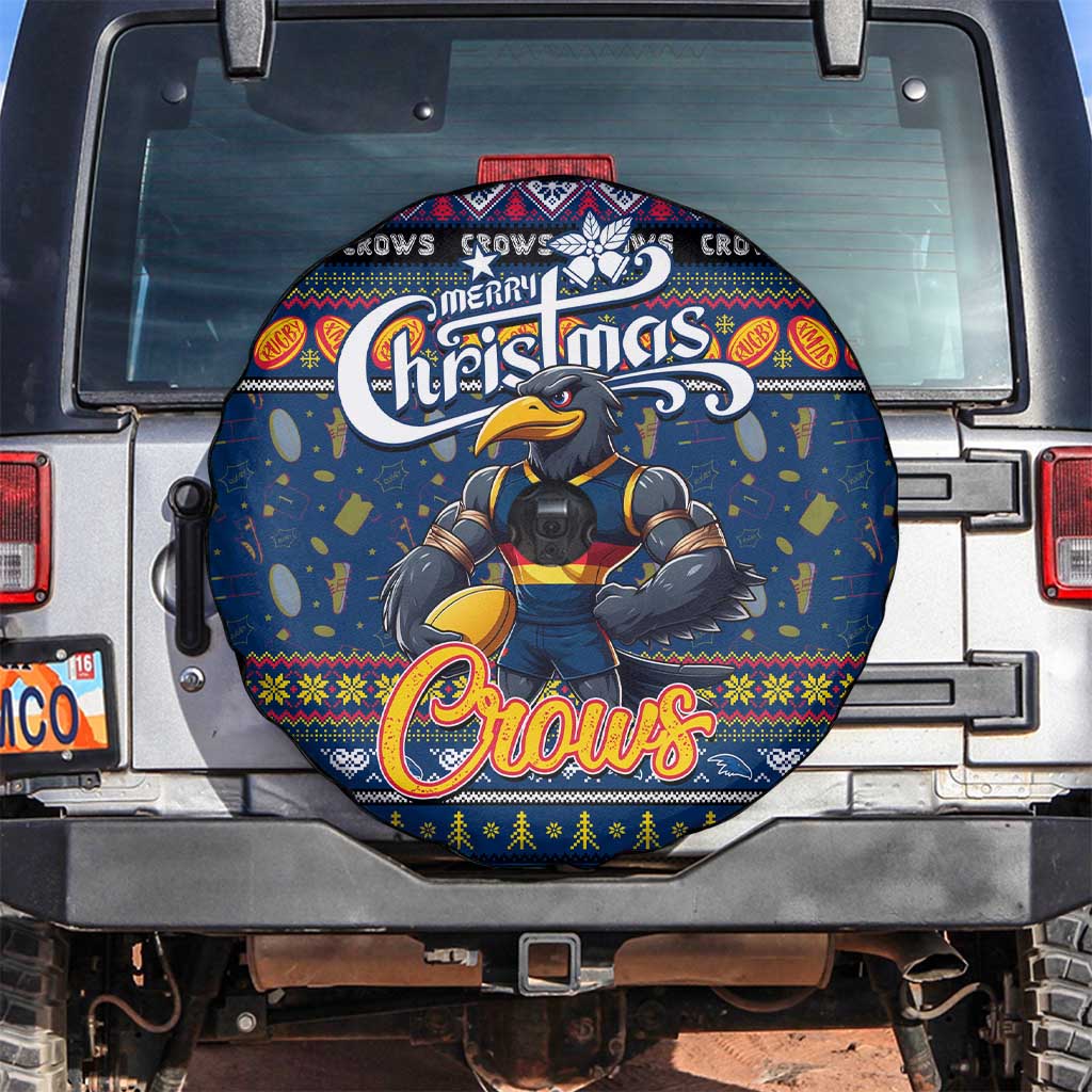 Crows Football Xmas Spare Tire Cover Australia AFL Mascot