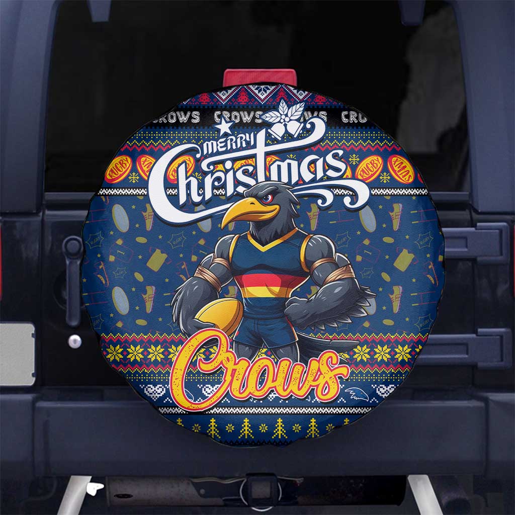 Crows Football Xmas Spare Tire Cover Australia AFL Mascot