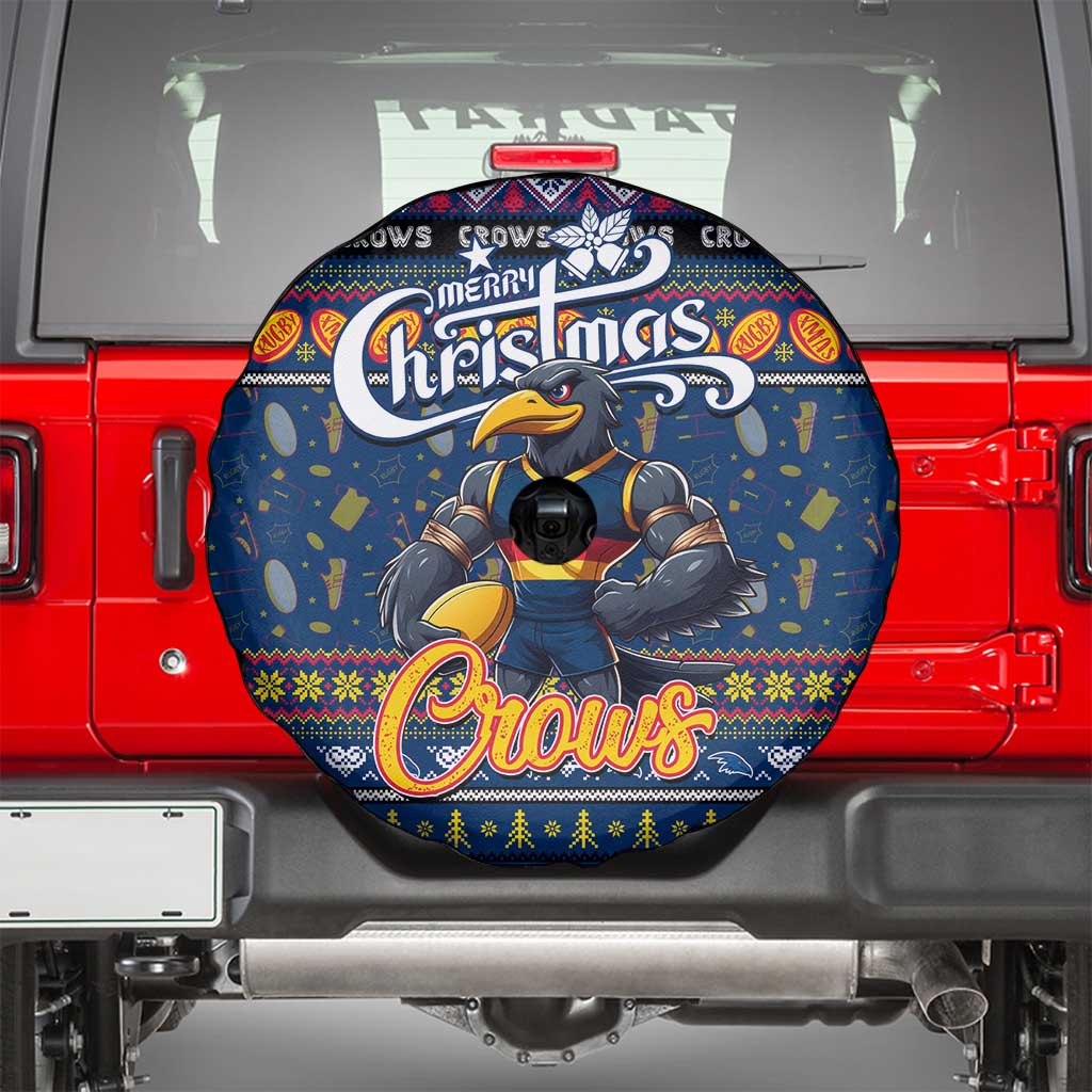 Crows Football Xmas Spare Tire Cover Australia AFL Mascot