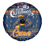 Crows Football Xmas Spare Tire Cover Australia AFL Mascot