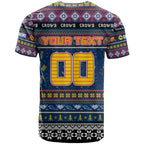 Personalized Crows Rugby Xmas T Shirt Australia AFL Mascot