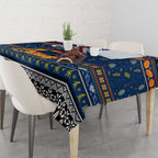 Crows Football Xmas Tablecloth Australia AFL Mascot