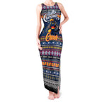 Personalized Crows Rugby Xmas Tank Maxi Dress Australia AFL Mascot
