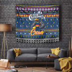 Crows Football Xmas Tapestry Australia AFL Mascot