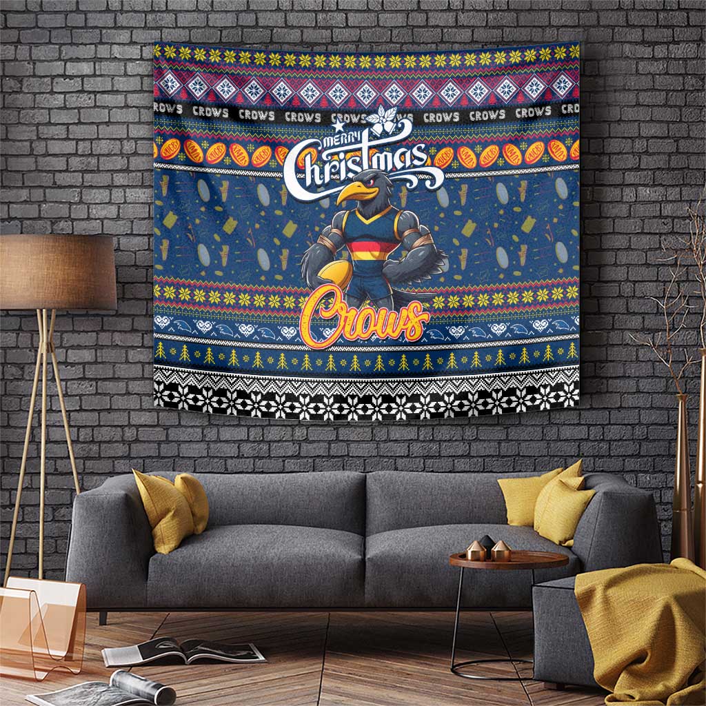 Crows Football Xmas Tapestry Australia AFL Mascot