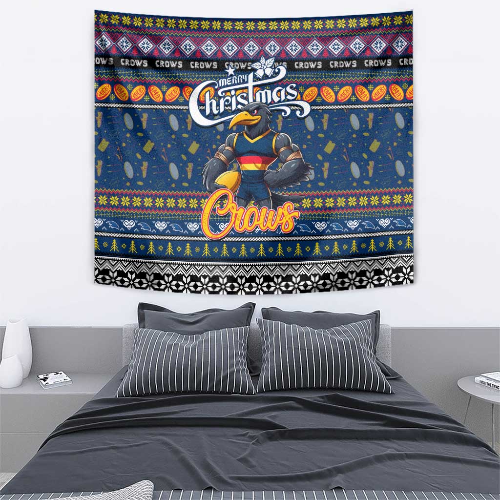 Crows Football Xmas Tapestry Australia AFL Mascot
