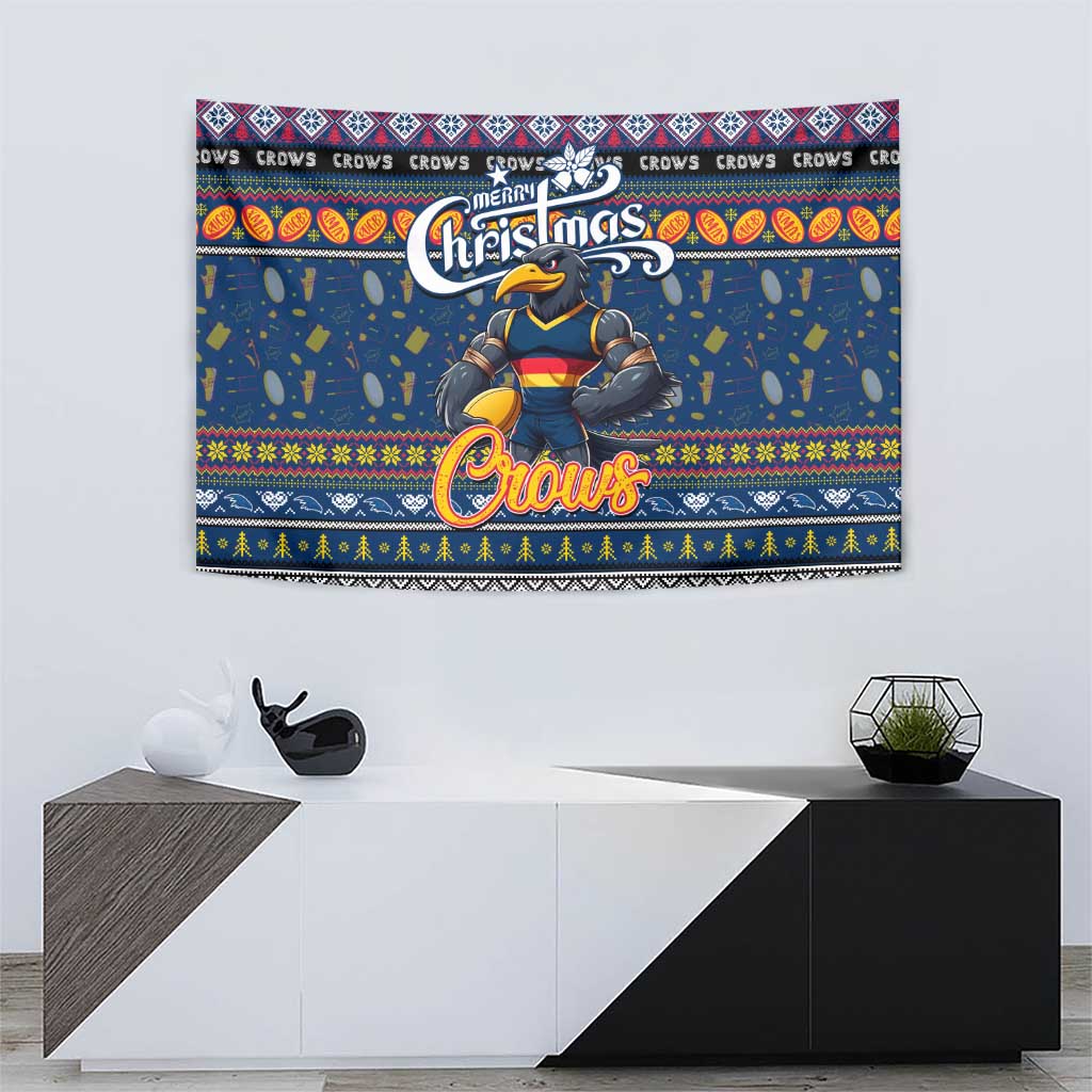 Crows Football Xmas Tapestry Australia AFL Mascot