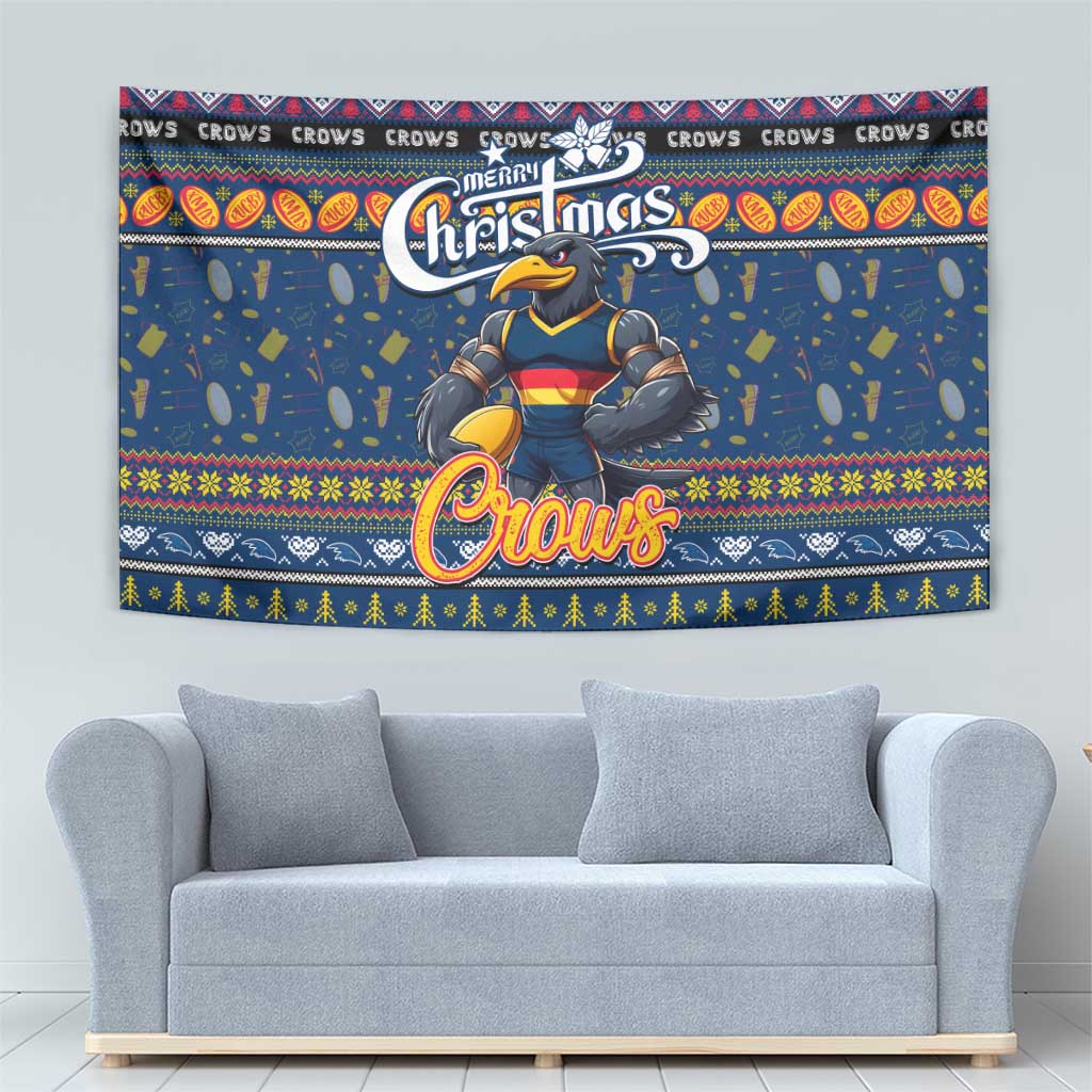 Crows Football Xmas Tapestry Australia AFL Mascot