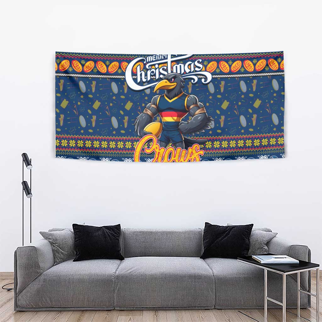 Crows Football Xmas Tapestry Australia AFL Mascot