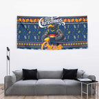 Crows Football Xmas Tapestry Australia AFL Mascot