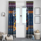 Crows Football Xmas Window Curtain Australia AFL Mascot