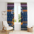 Crows Football Xmas Window Curtain Australia AFL Mascot