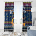 Crows Football Xmas Window Curtain Australia AFL Mascot