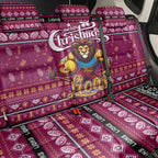 Lions Football Xmas Back Car Seat Cover Australia AFL Mascot
