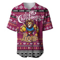 Personalized Lions Rugby Xmas Baseball Jersey Australia AFL Mascot