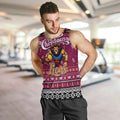 Personalized Lions Rugby Xmas Men Tank Top Australia AFL Mascot