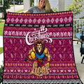 Lions Football Xmas Quilt Australia AFL Mascot