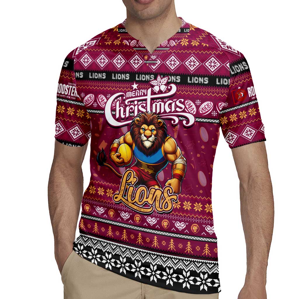 Personalized Lions Rugby Xmas Rugby Jersey Australia AFL Mascot