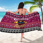 Lions Football Xmas Sarong Australia AFL Mascot