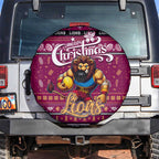 Lions Football Xmas Spare Tire Cover Australia AFL Mascot